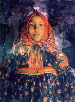Russian Painting - verka 1913 Filipp Malyavin Russian